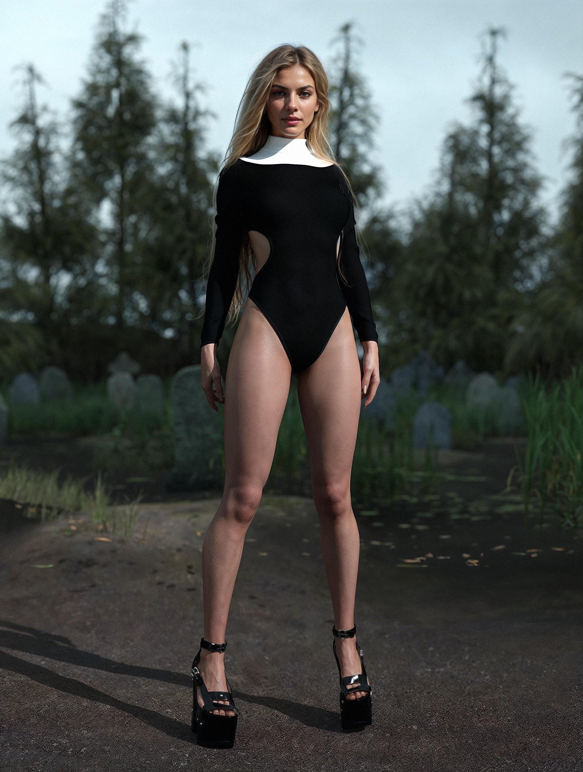 Holy Temptation Cutout Bodysuit 2