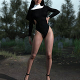 Holy Temptation Cutout Bodysuit