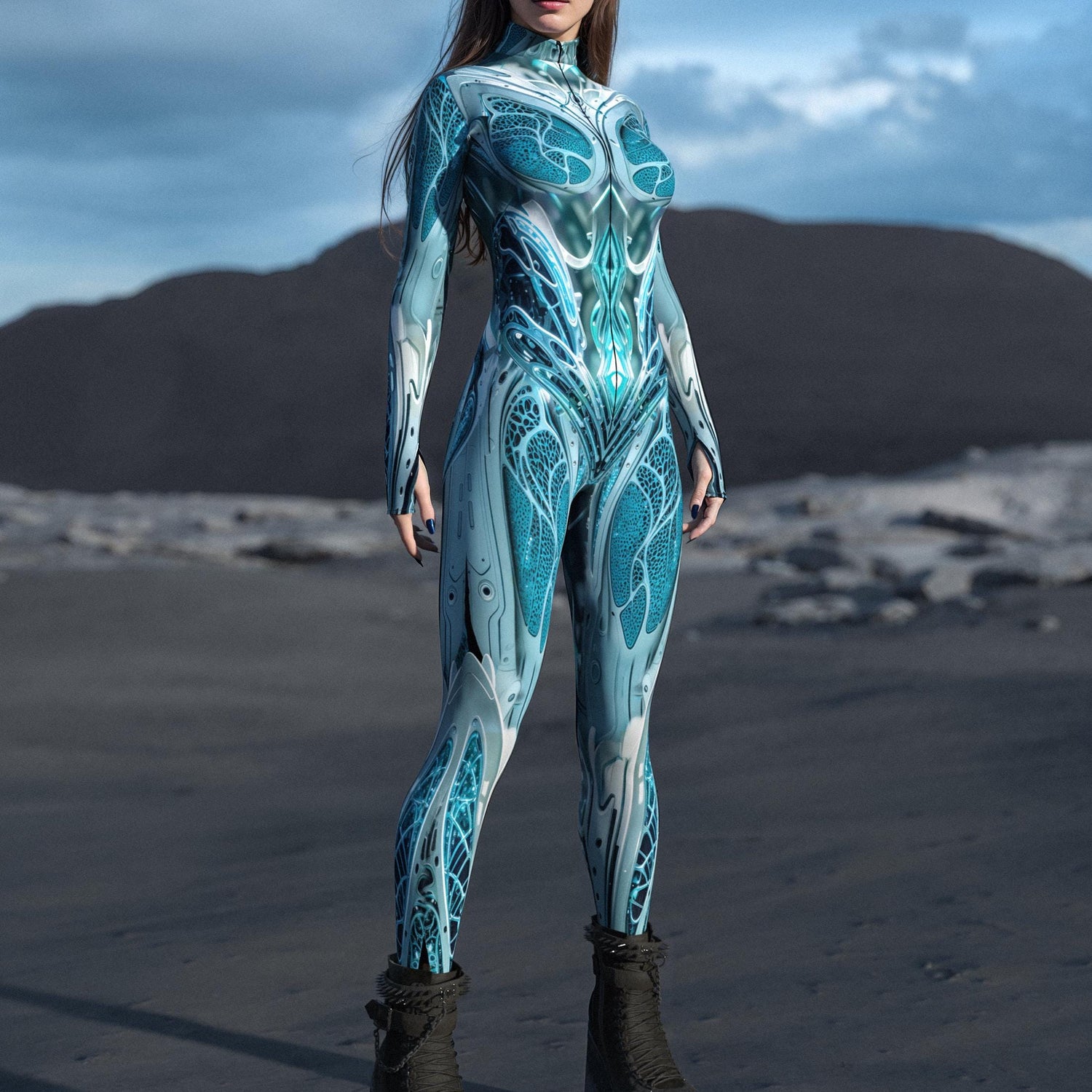 Frozen Queen Costume Blue