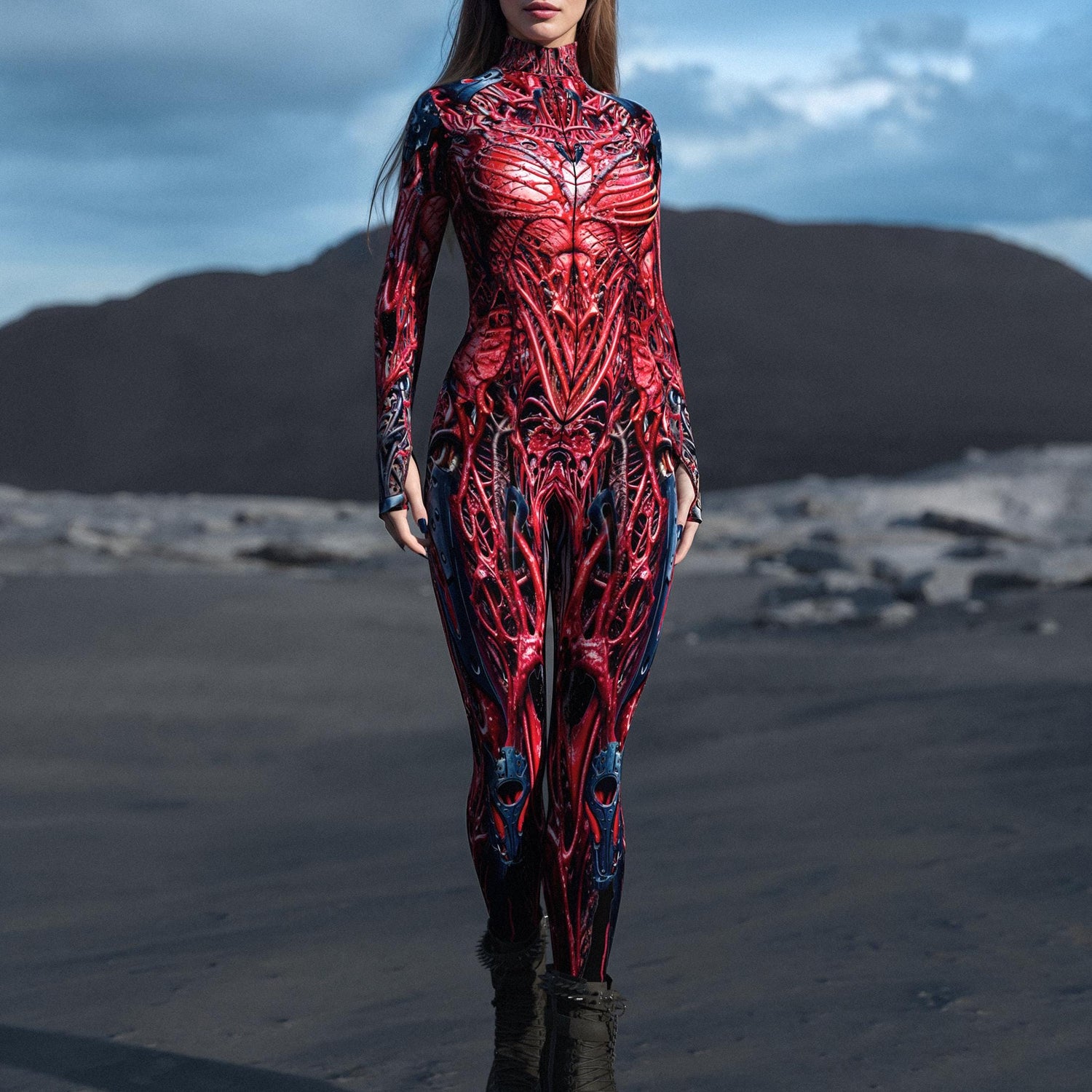 Mecha Gore Costume Red