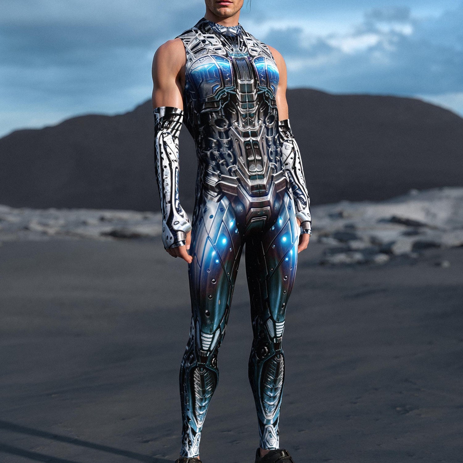 Transformer Male Sleeveless Costume 3