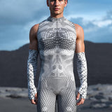 Myriad Walker Silver Male Sleeveless Costume