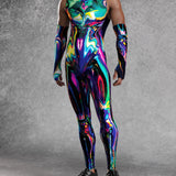 Chrome Delight Male Sleeveless Costume