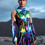 Chrome Delight Male Sleeveless Costume