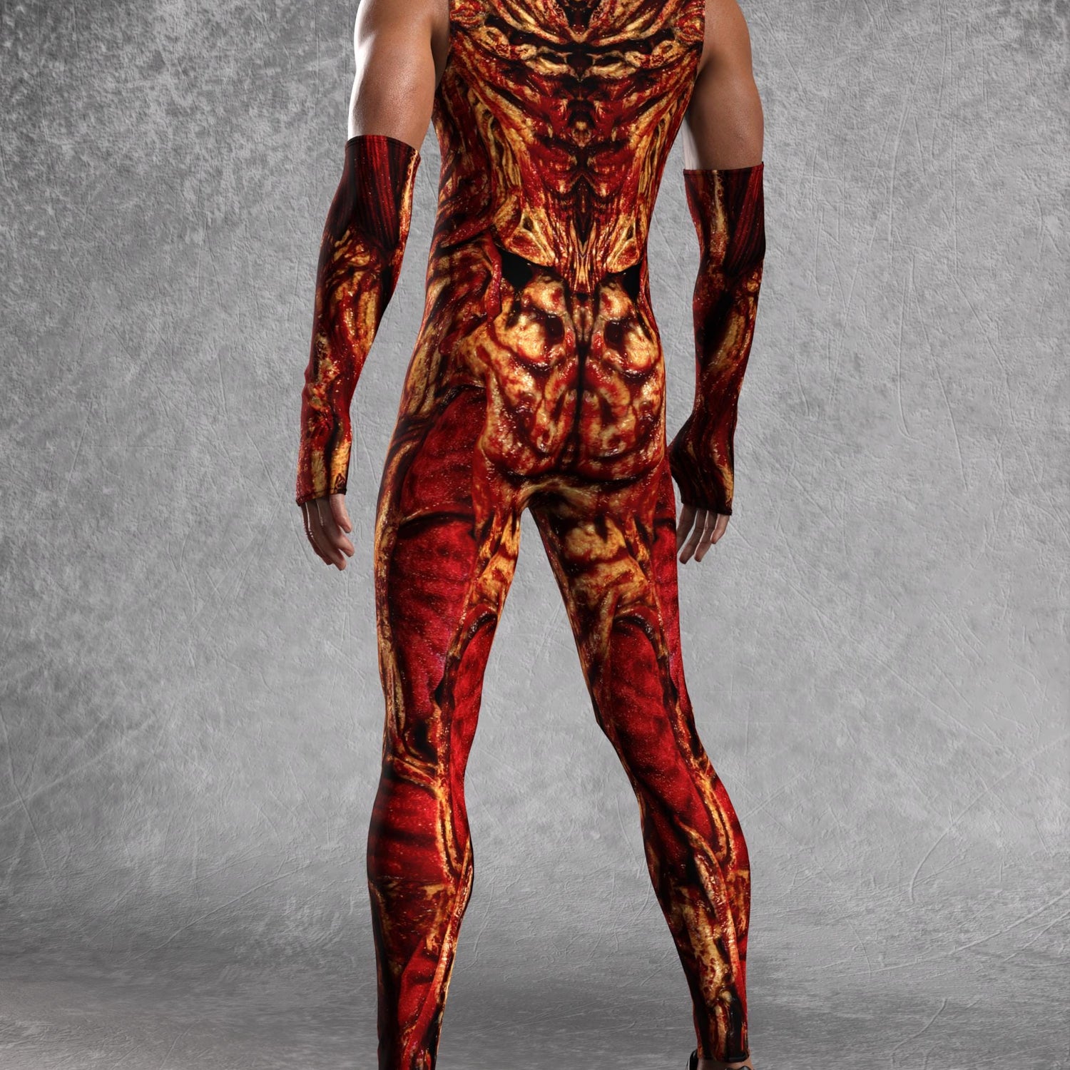 Men Blood Zombie Male Sleeveless Costume