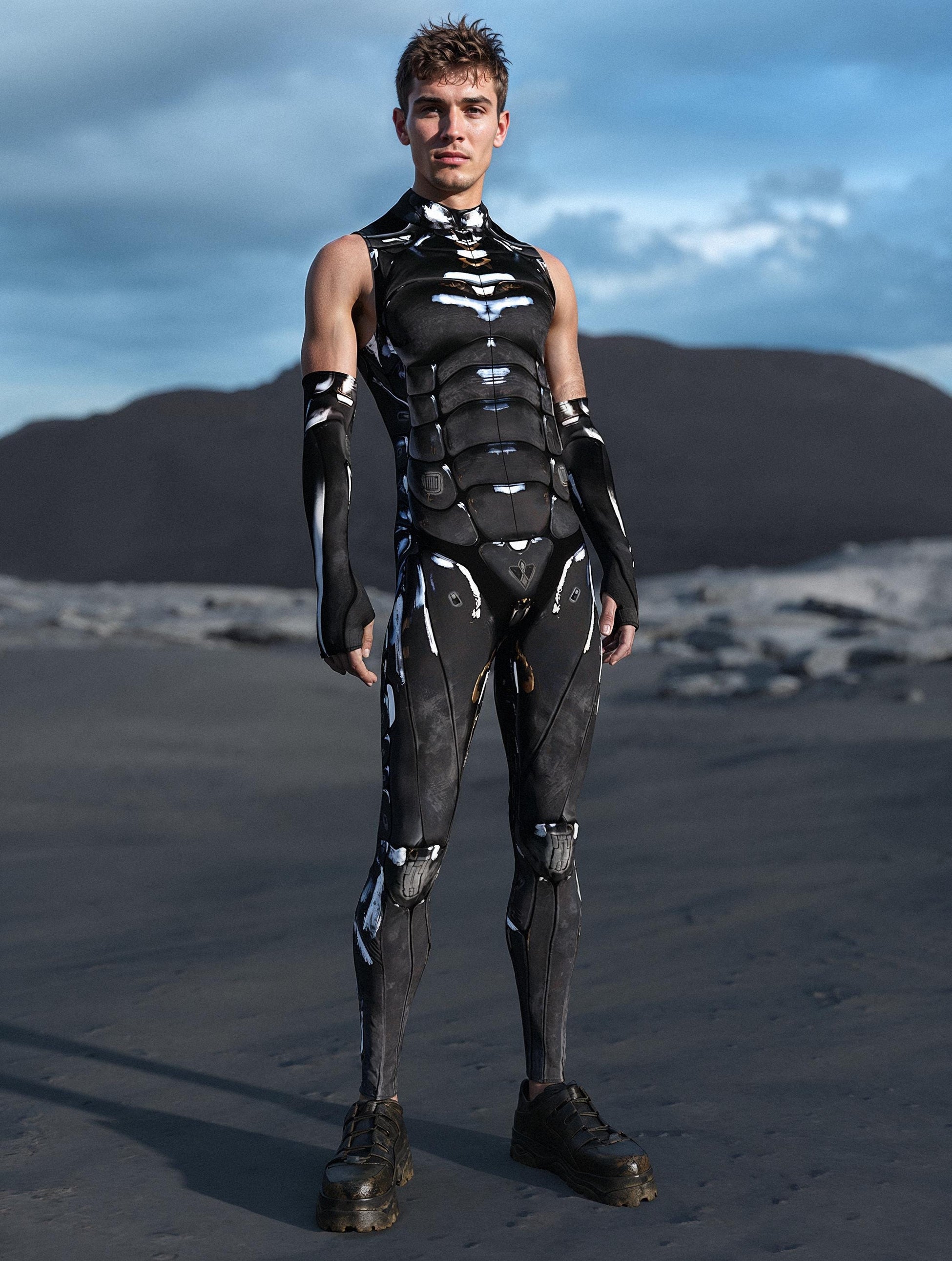Leviathan Suit Male Sleeveless Costume 2