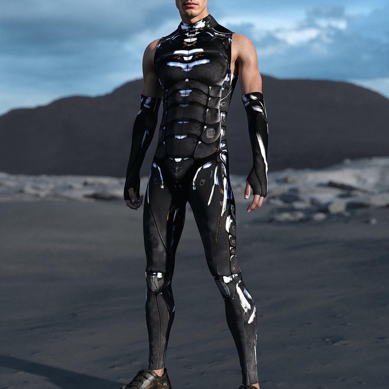 Leviathan Suit Male Sleeveless Costume 3