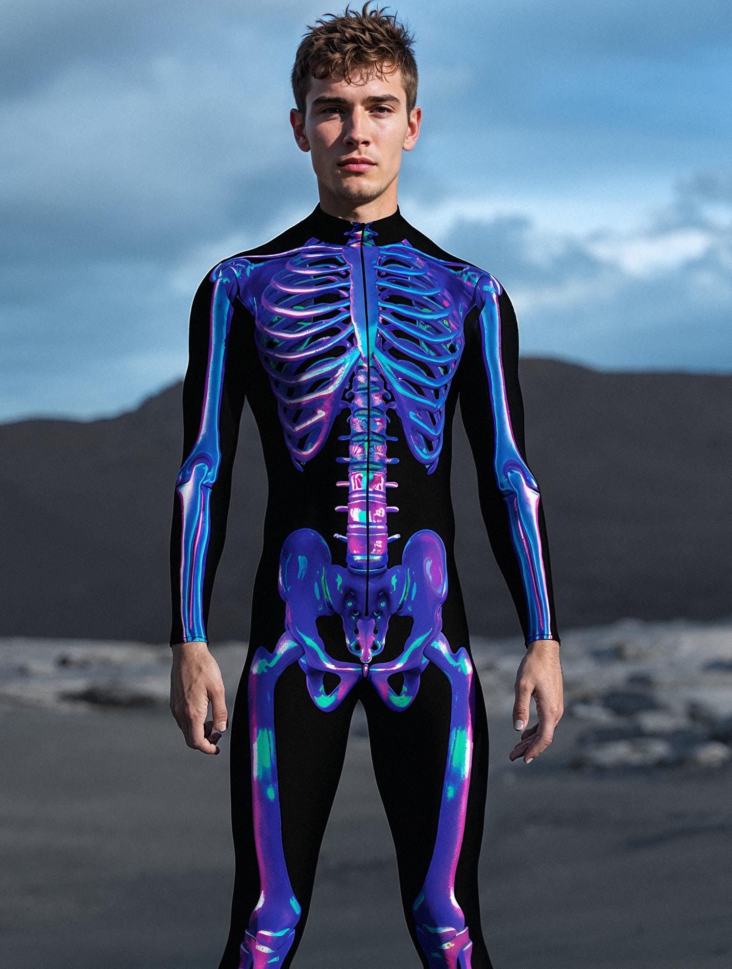 Shifty Skeleton Male Costume 1