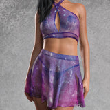 Space Out Mesh Cape