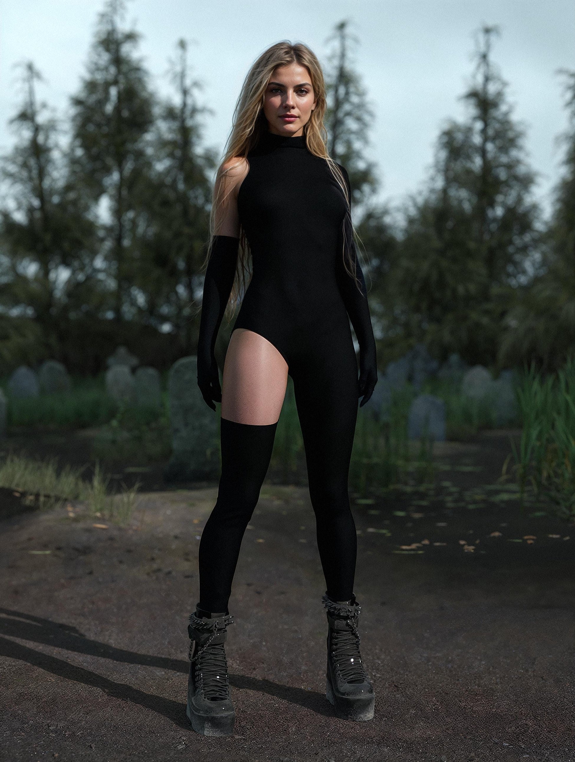 Just Black Co-ord Costume 2