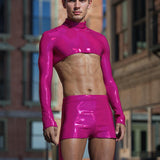 Luxe Pink Male Chaps Set