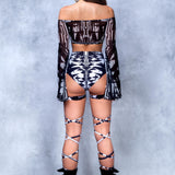 Disturbia Cut HW Shorts