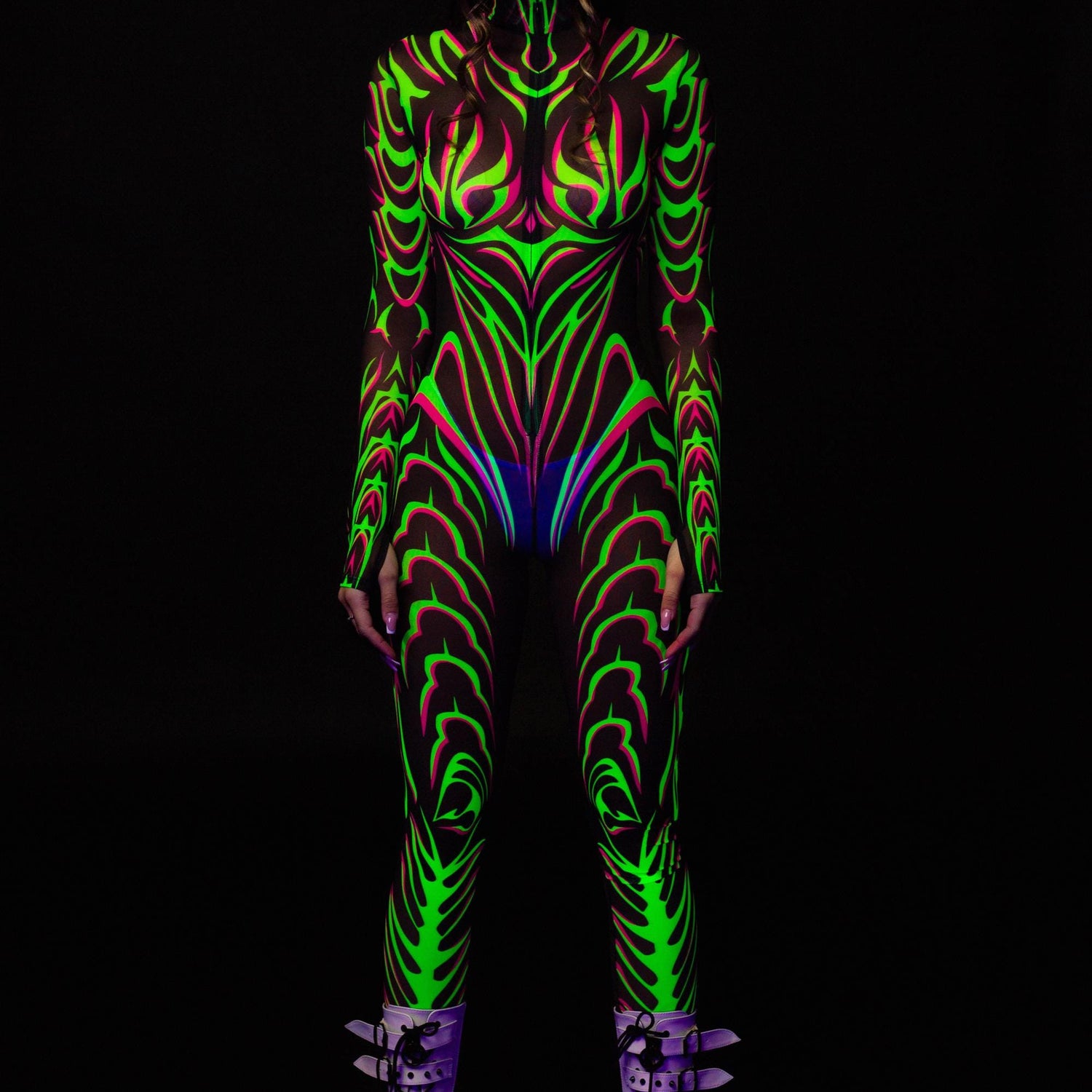 Mantra Nocturnal Mesh Costume Yellow
