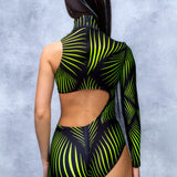 Light Diversions Green Asymmetrical Costume