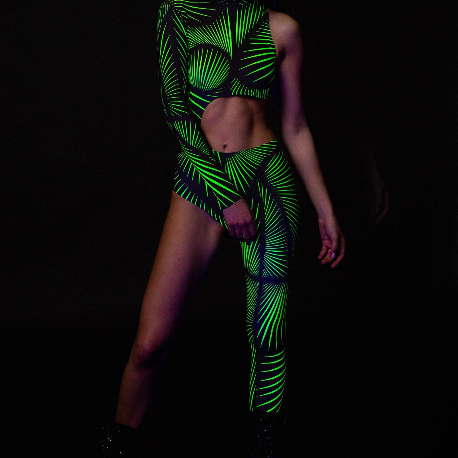 Light Diversions Green Asymmetrical Costume Green