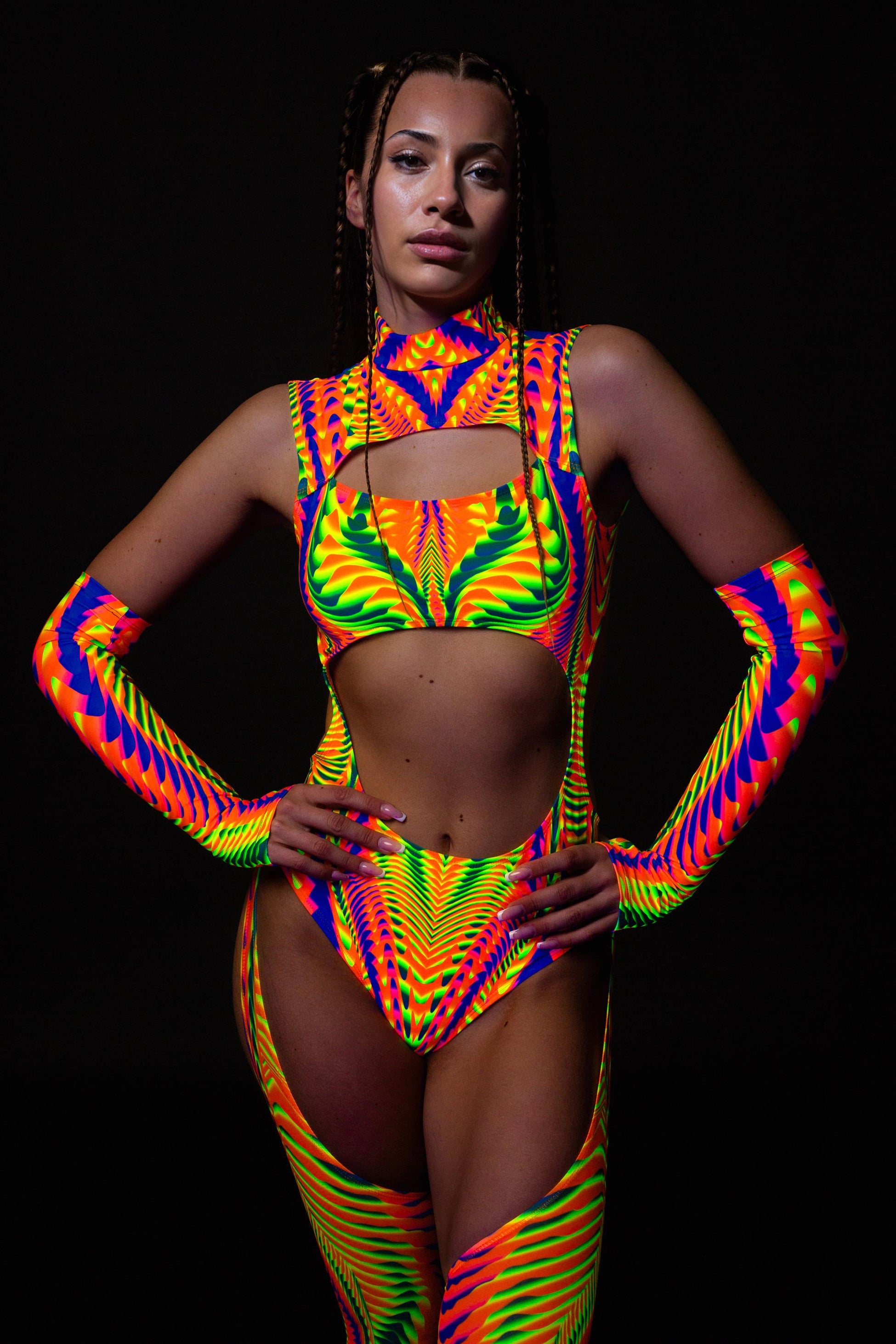 Trippyzoner Chaps Leotard 1