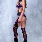 Dreamflight Chaps Leotard Duster Set