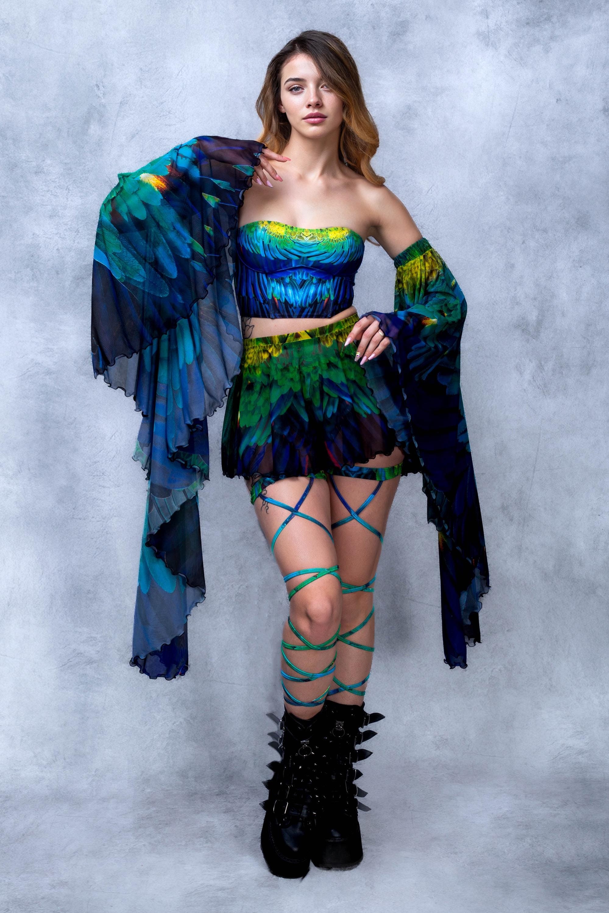 Birds of a Feather Bandeau Set 2