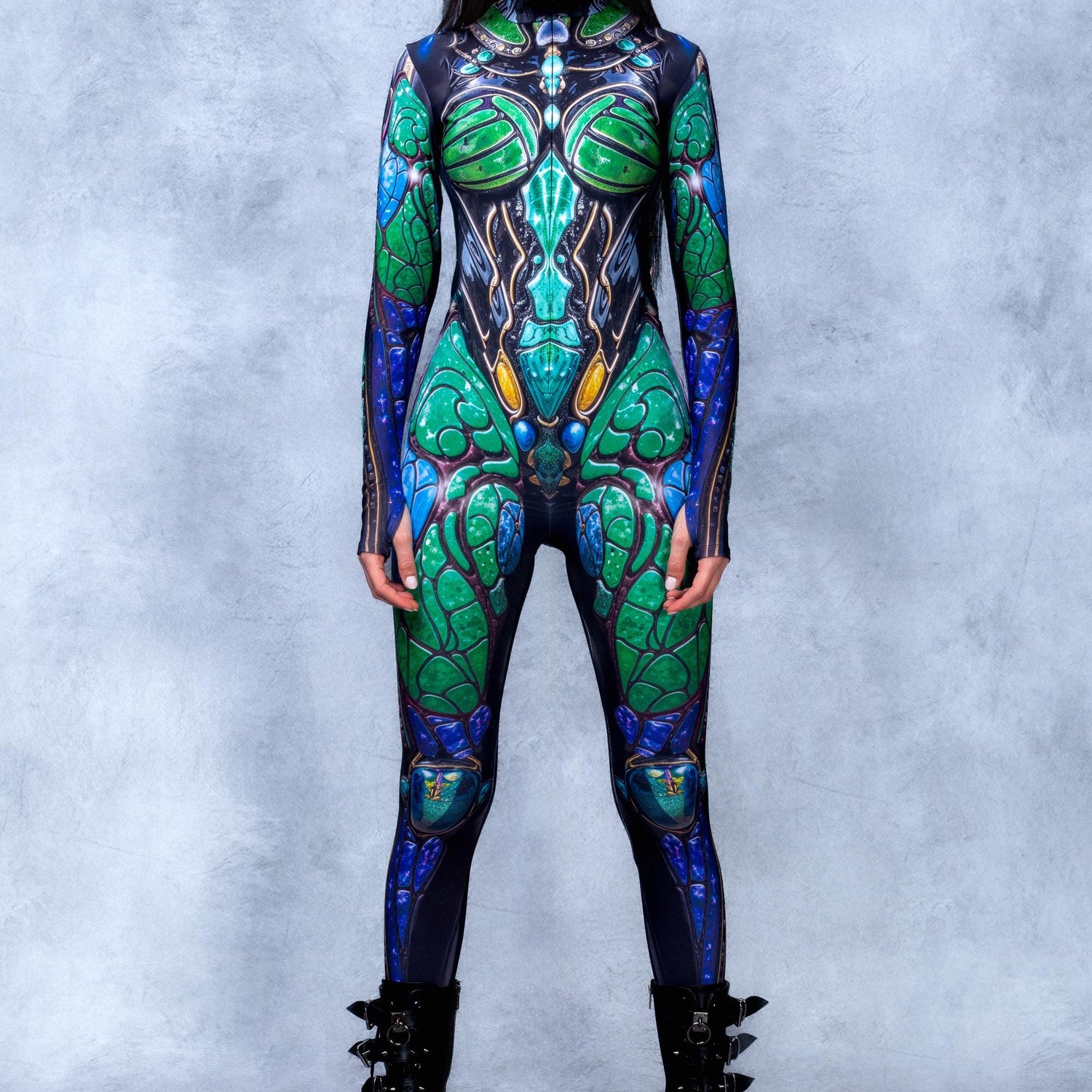 Obelisque Costume Green