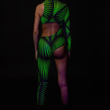 Light Diversions Green Asymmetrical Costume