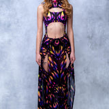 Dreamflight Chaps Leotard Duster Set