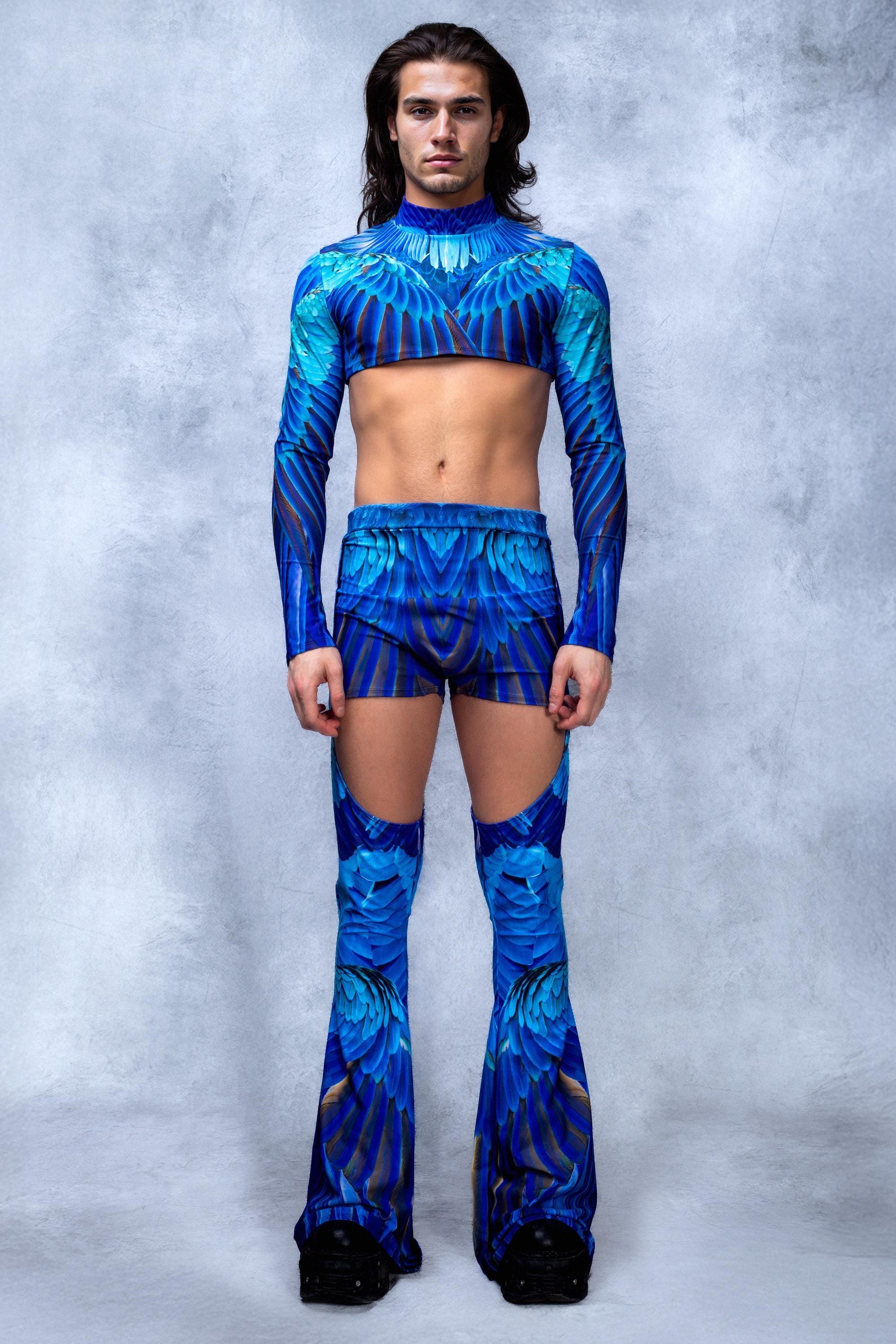 Stick Together Male Crop Top 2