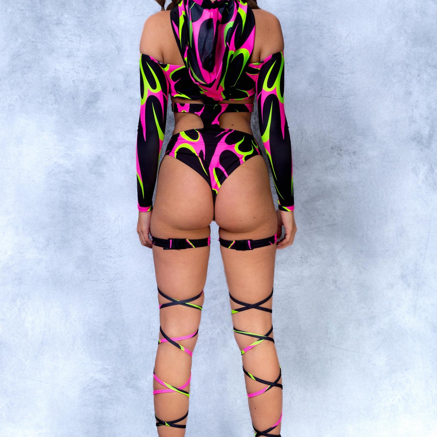 Solar Flash Cutout Bodysuit 6