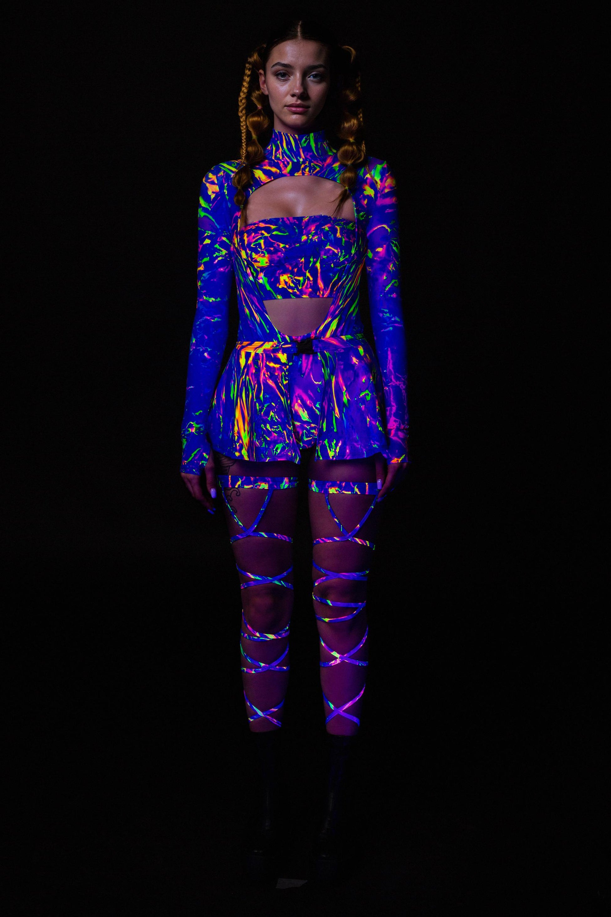 Dreamsicle Оpen-Heart Skirt Set 2