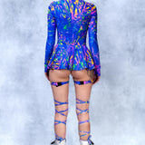 Dreamsicle Open-Heart Skirt Set