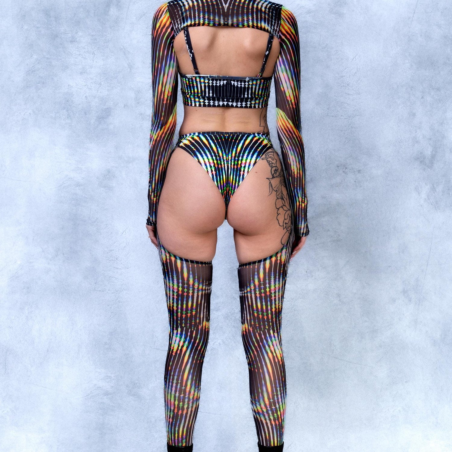 Trance Fusion Buckle Mesh Chaps 6