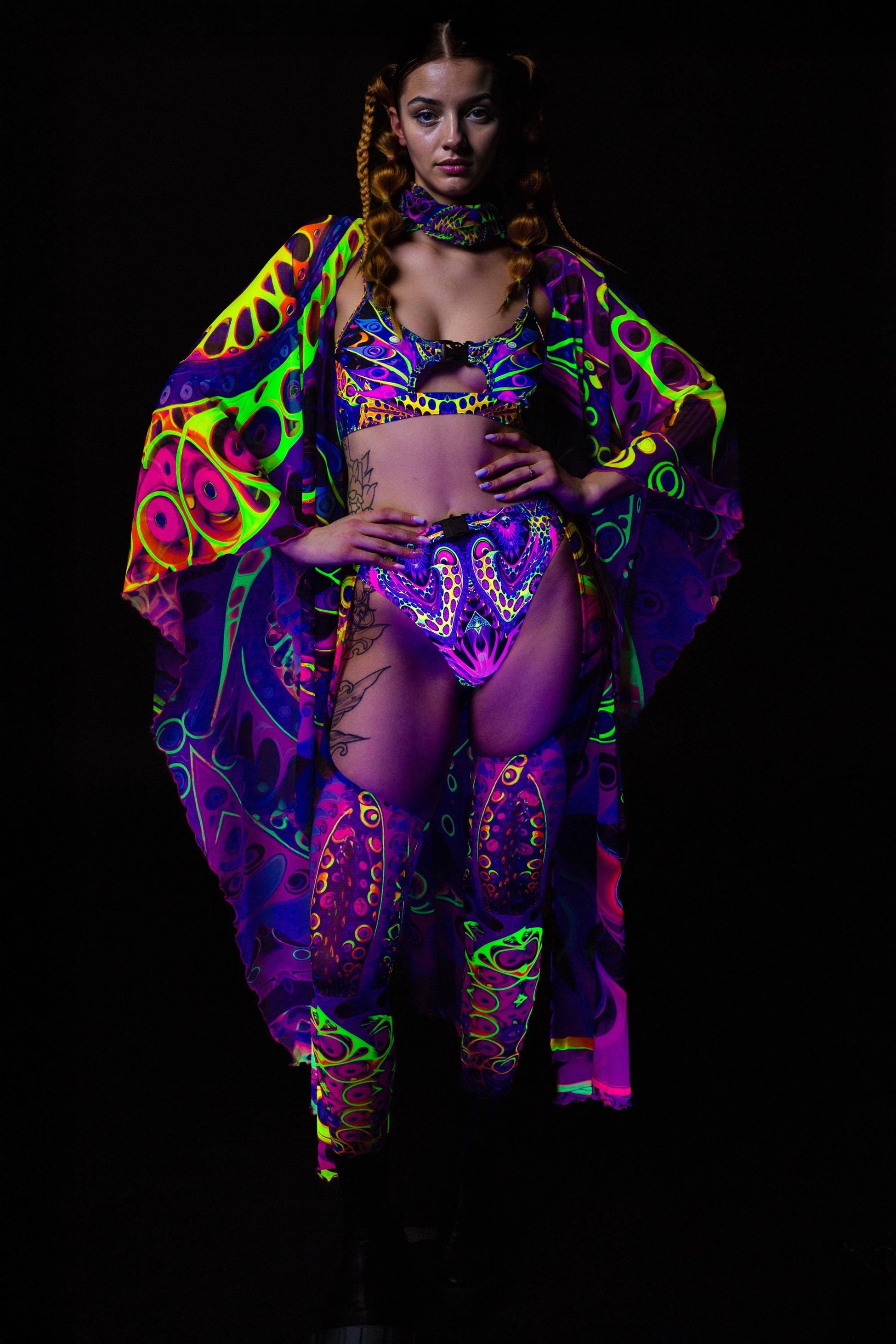 Eyeball It Rave Kimono 2
