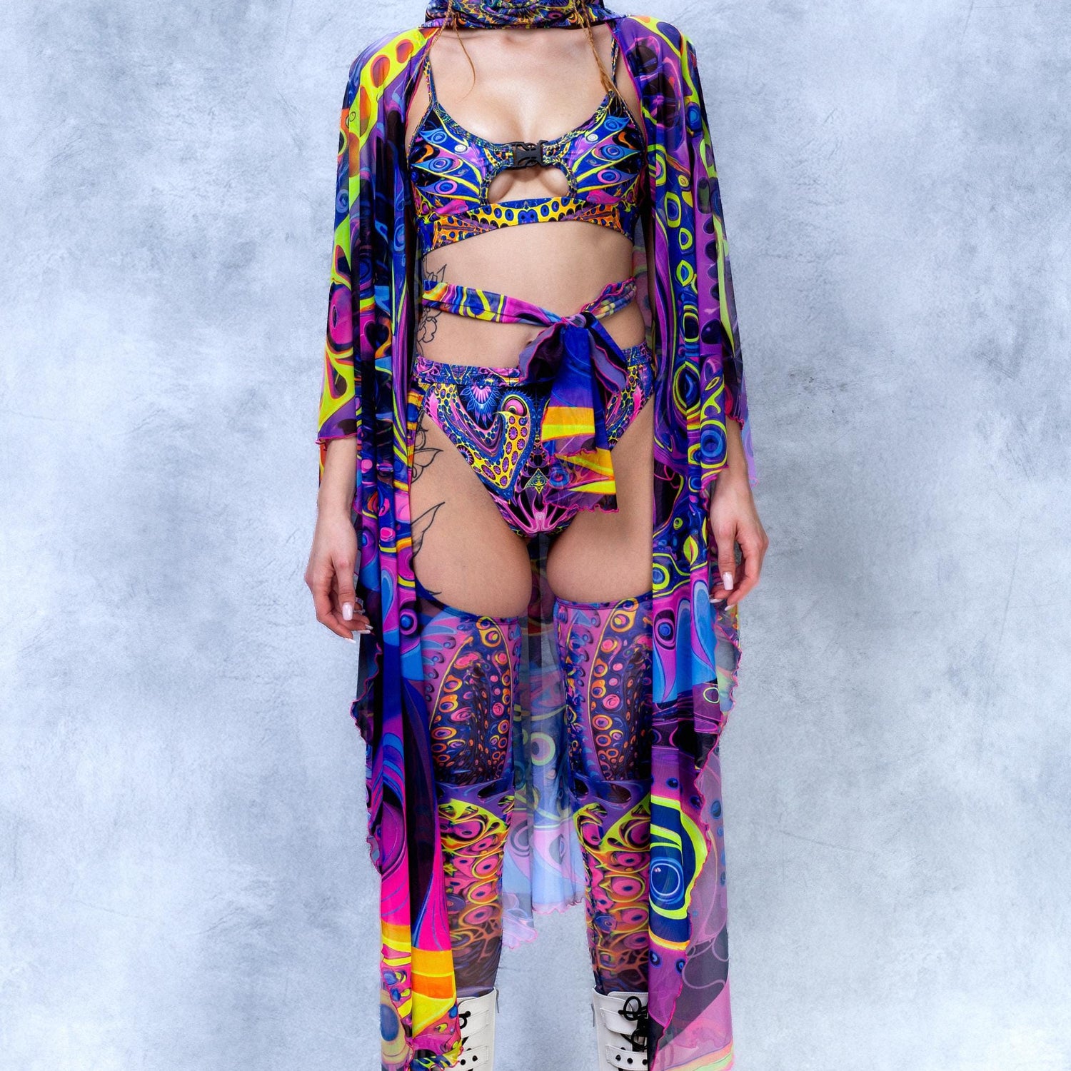 Women Eyeball It Rave Kimono