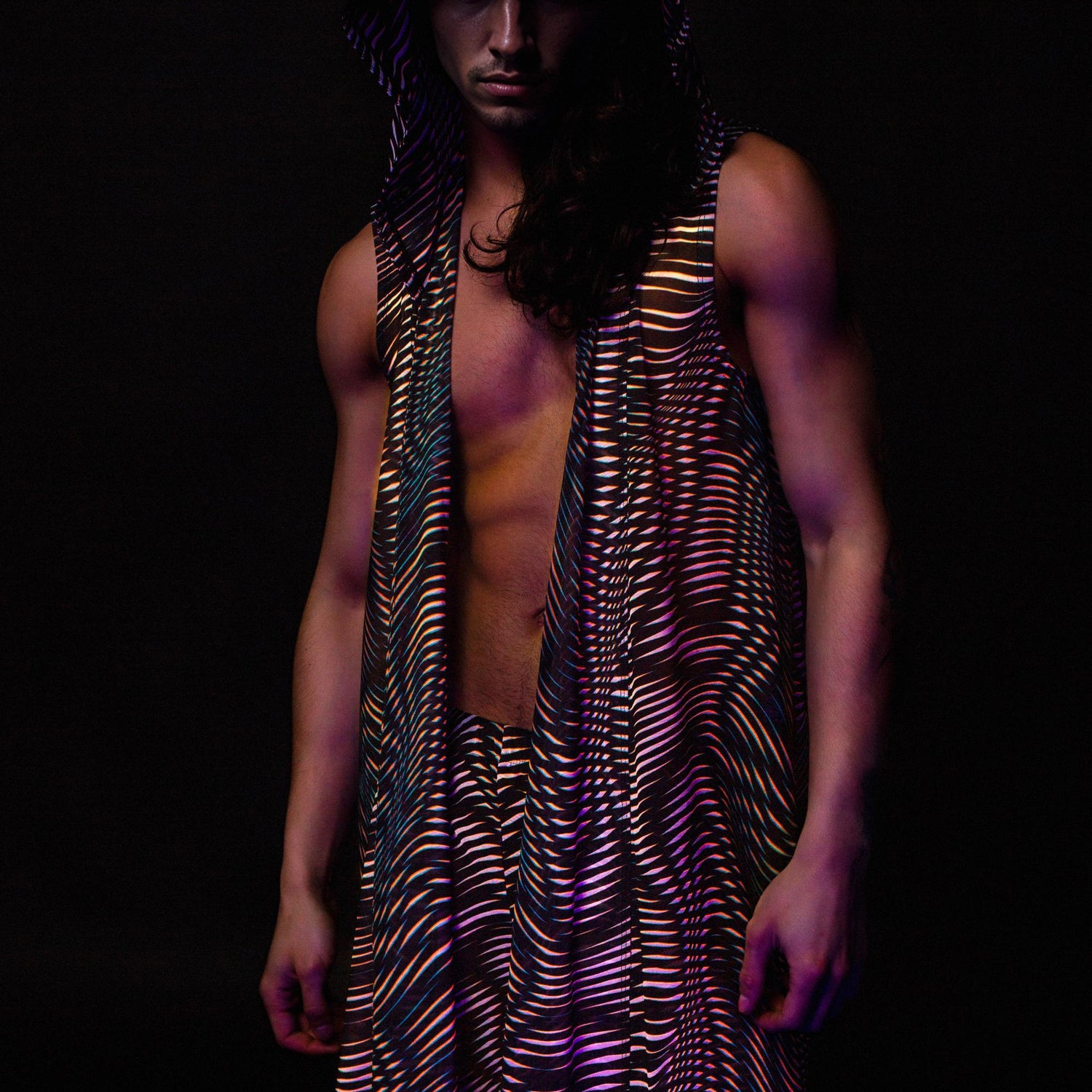 Reflektor Mesh Male Vest Set Mesh, UV Reactive