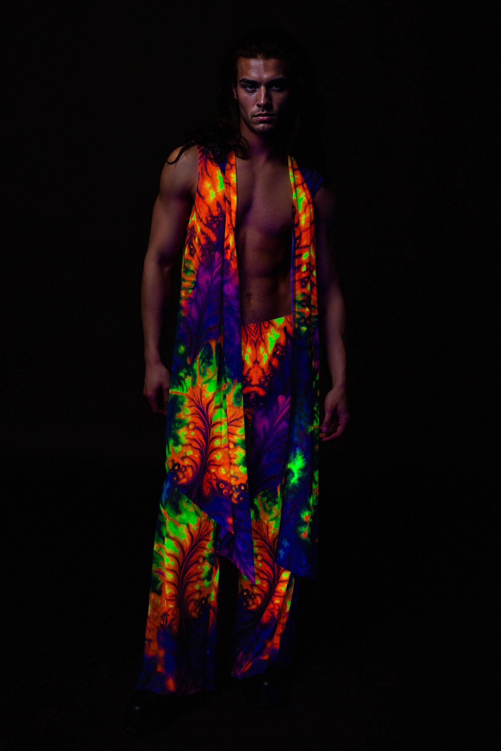 To Dye For Mesh Male Split Pants 2