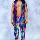 Prismoid Mesh Male Vest Set