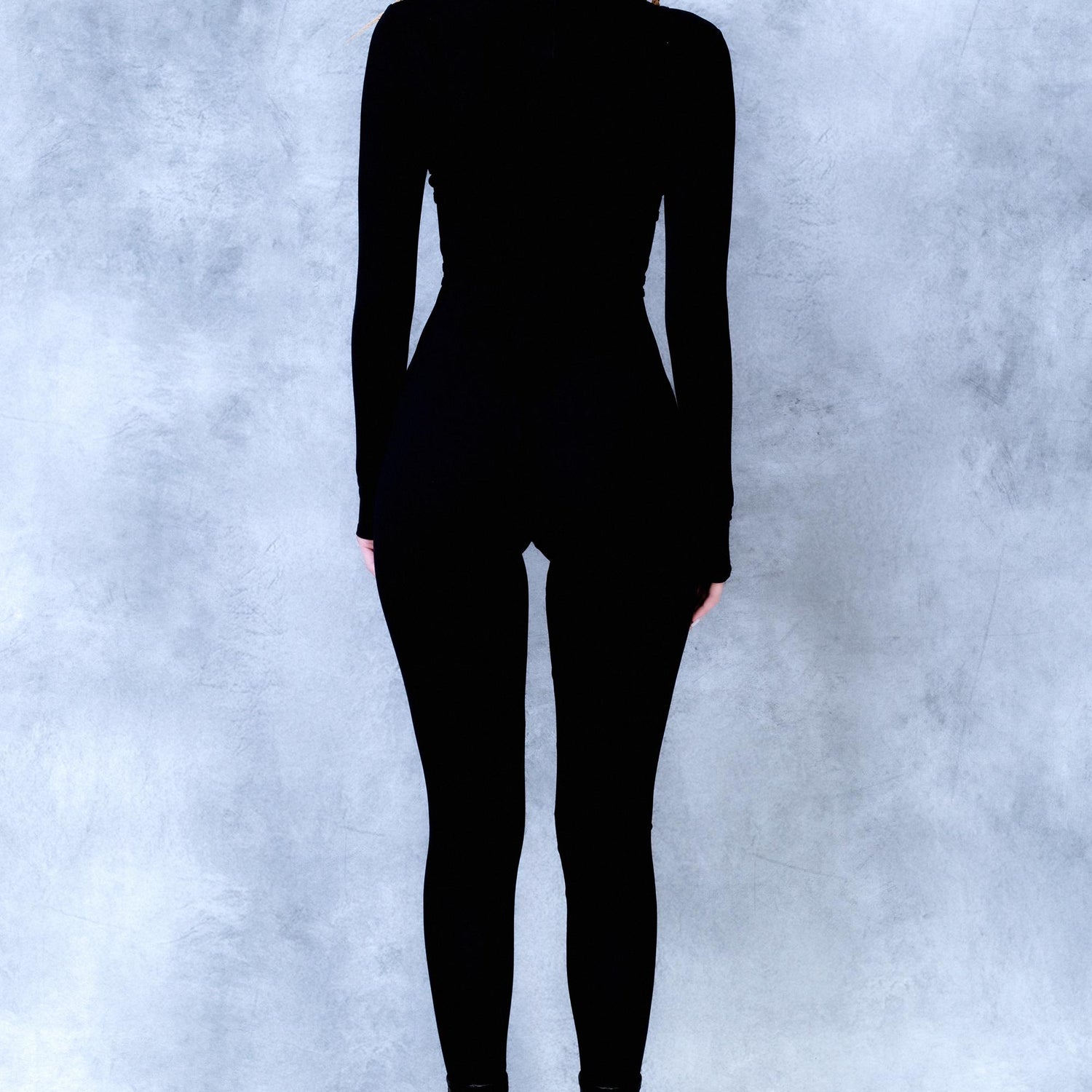 Just Black Open-Heart Costume Lycra