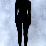 Just Black Open-Heart Costume