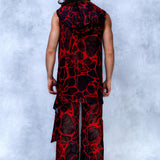 Nocturnal Beats Mesh Male Split Pants