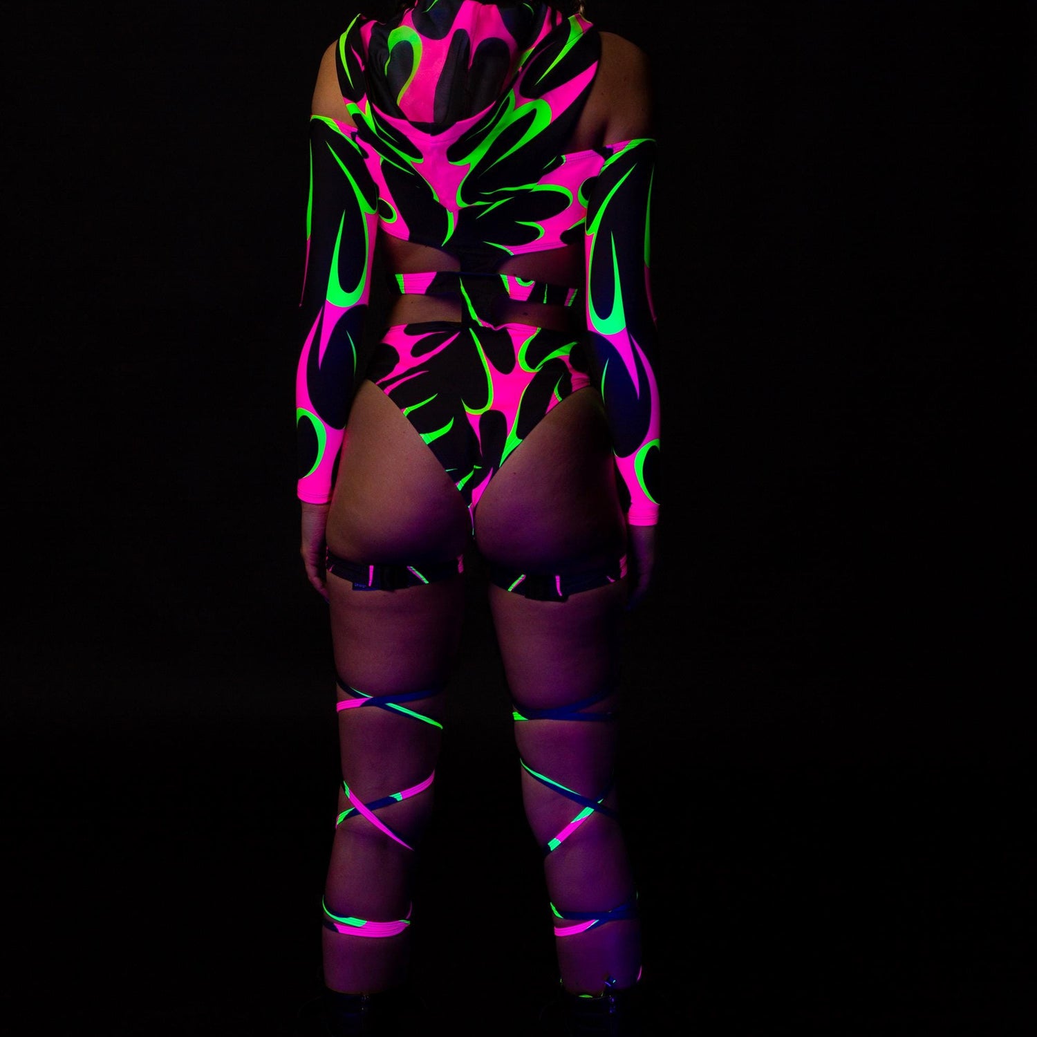 Solar Flash Cutout Bodysuit Set 6