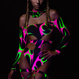 Solar Flash Cutout Bodysuit