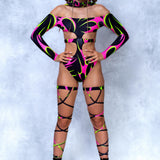 Solar Flash Cutout Bodysuit