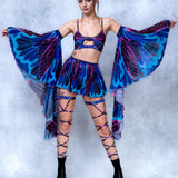 Lunar Flux Mini Cloche Skirt