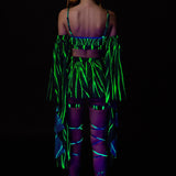 Acid Burst Mini Cloche Skirt
