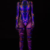 Ultrahot Back Zip Leotard Wrap Set