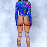 Dreamsicle Back Zip Leotard Wrap Set