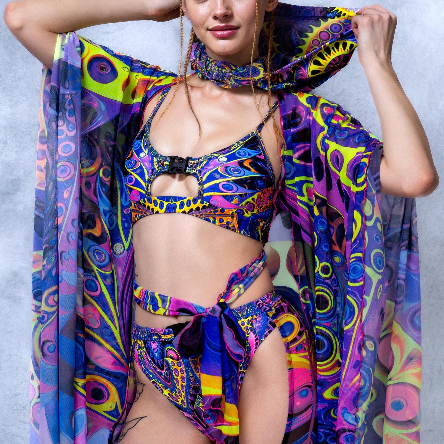 Eyeball It Kimono Buckle Set