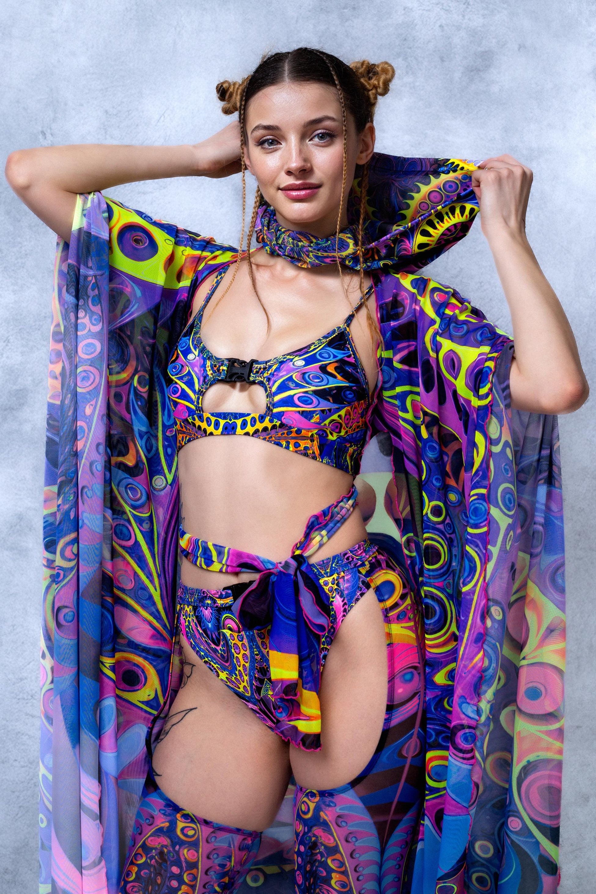 Eyeball It Kimono Buckle Set 1