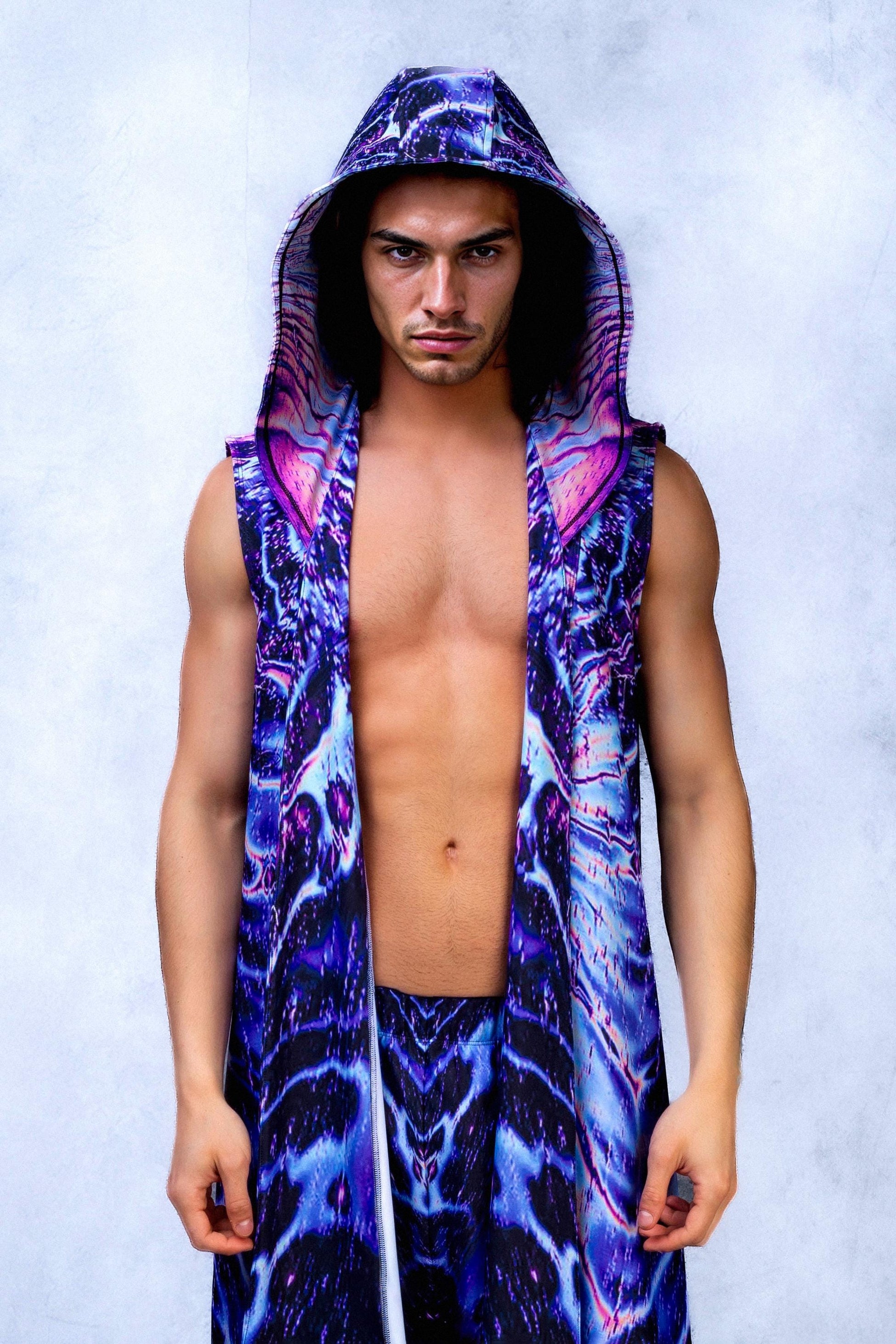 Deep Sea Phantom Male Hooded Vest 1