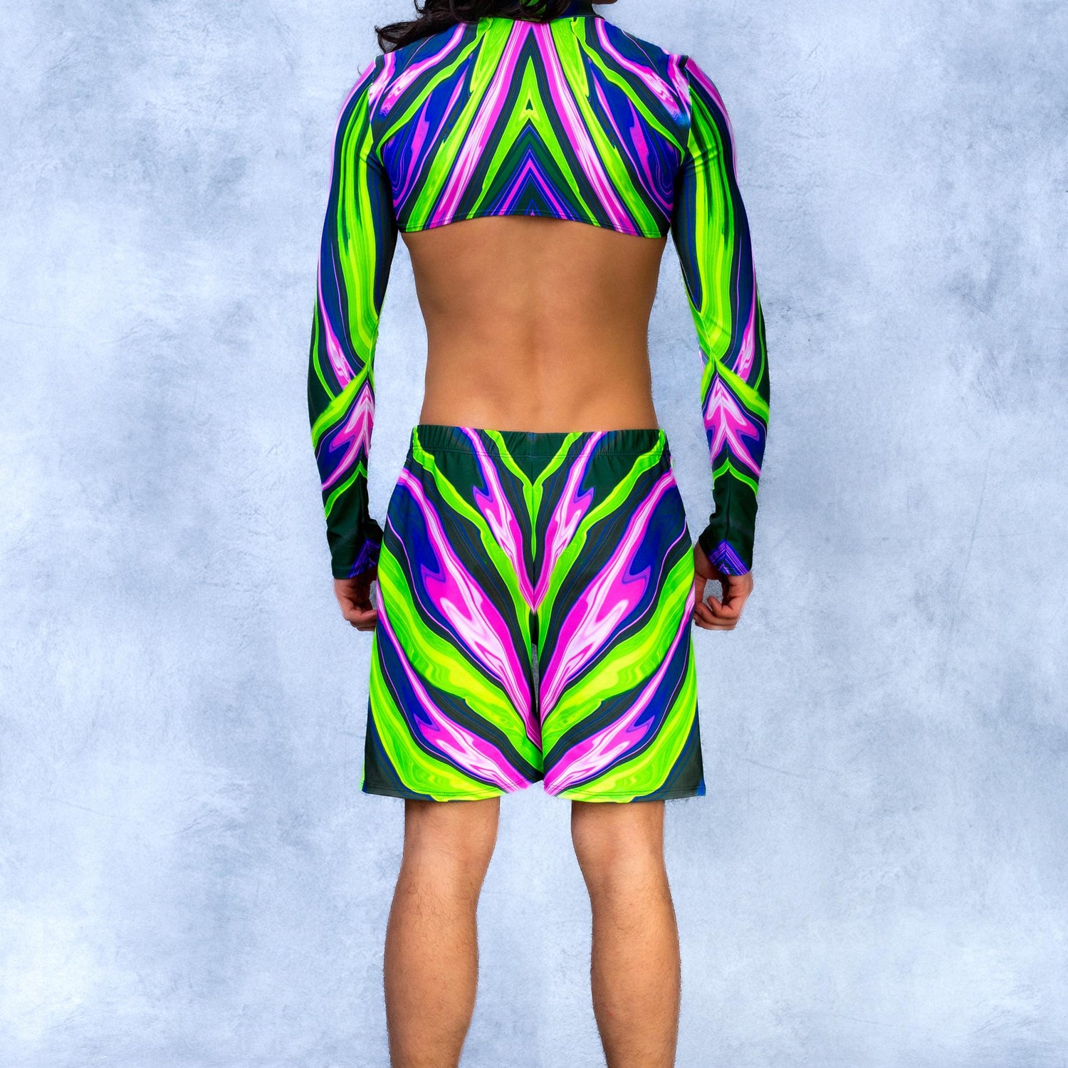 Activator Male Cropped Set Lycra, UV Reactive