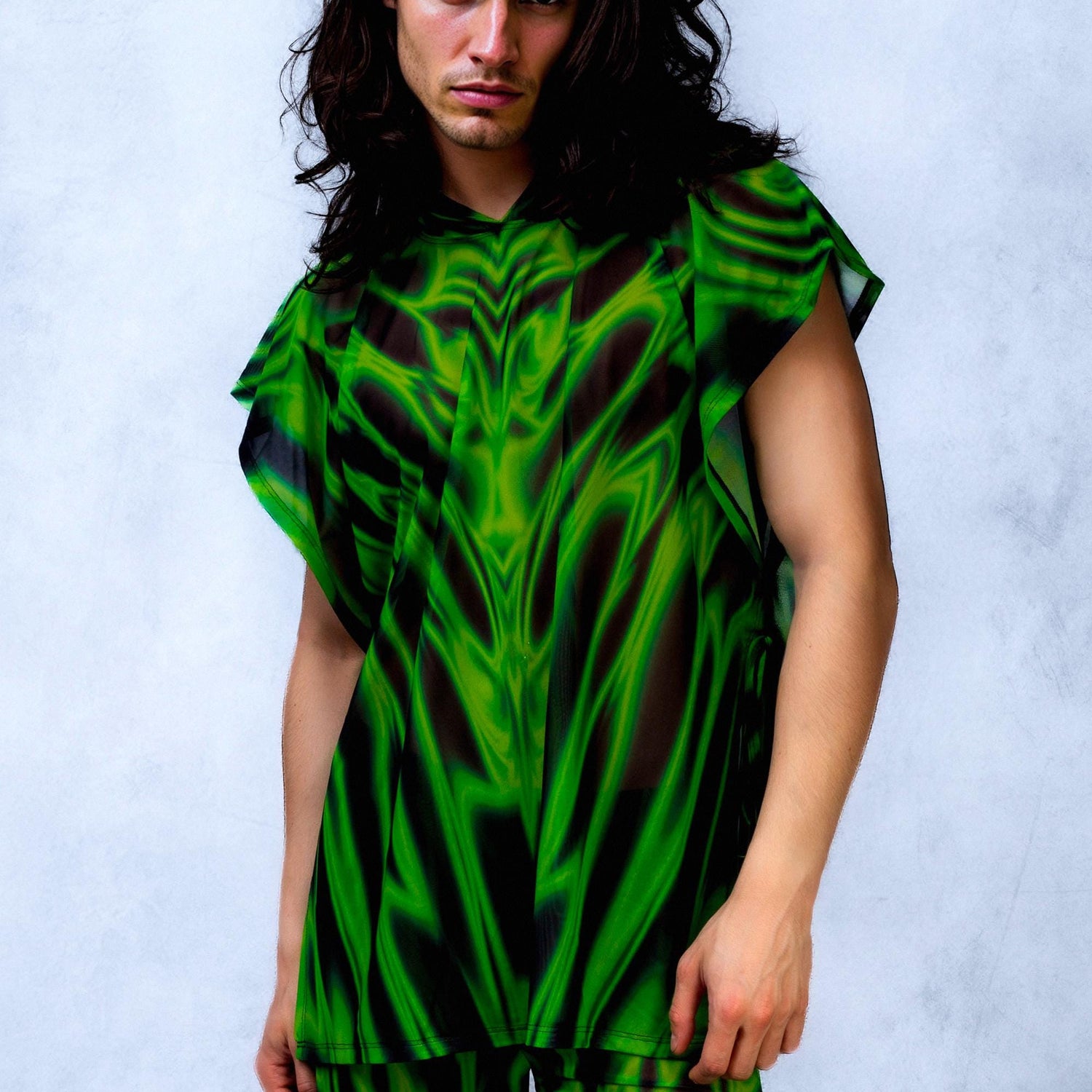Toxic Brat Mesh Male Split Pants